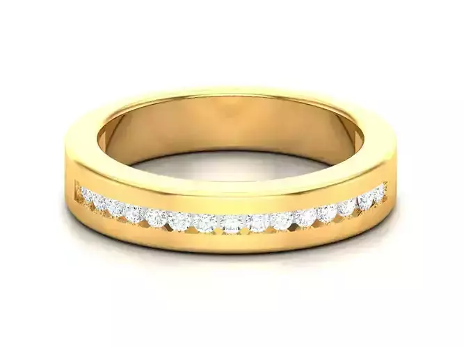 Women band ring 3dm stl render