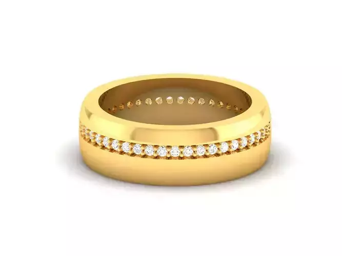 Women band ring 3dm stl render