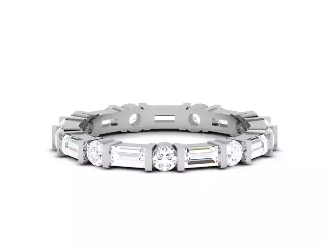 Women band ring 3dm stl render 3D print model