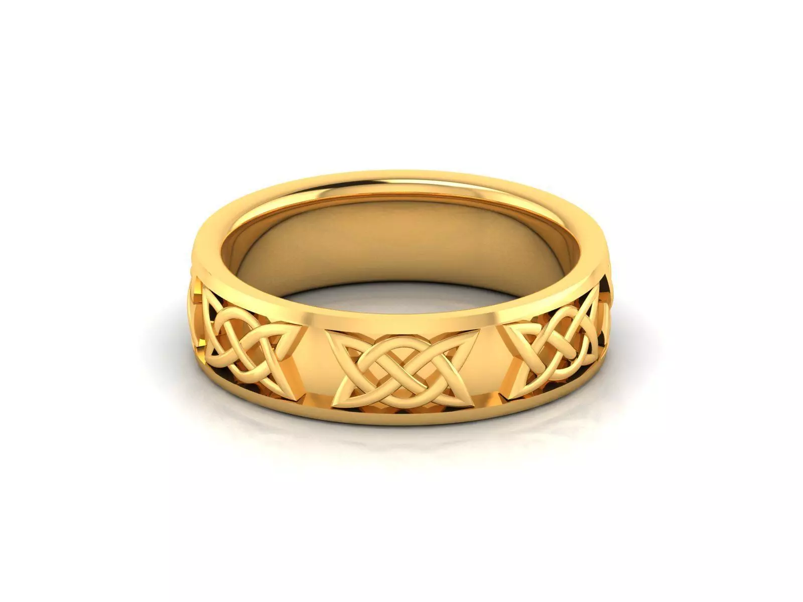 Women band ring 3dm stl render 3D print model_0