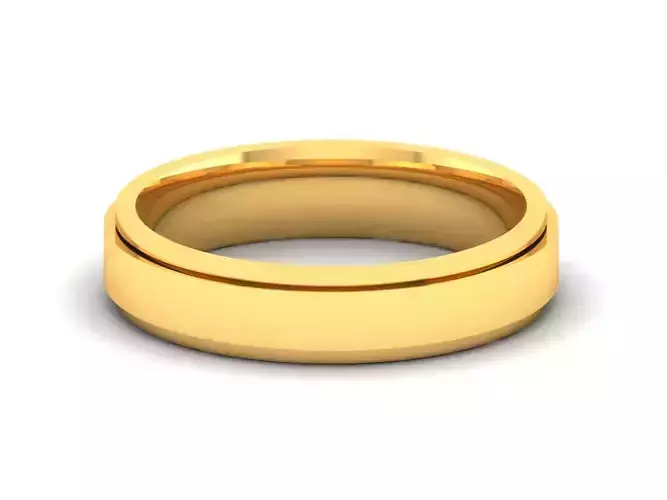 Women band ring 3dm stl render