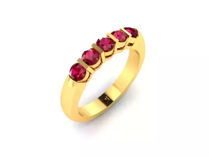 Women band ring 3dm stl render