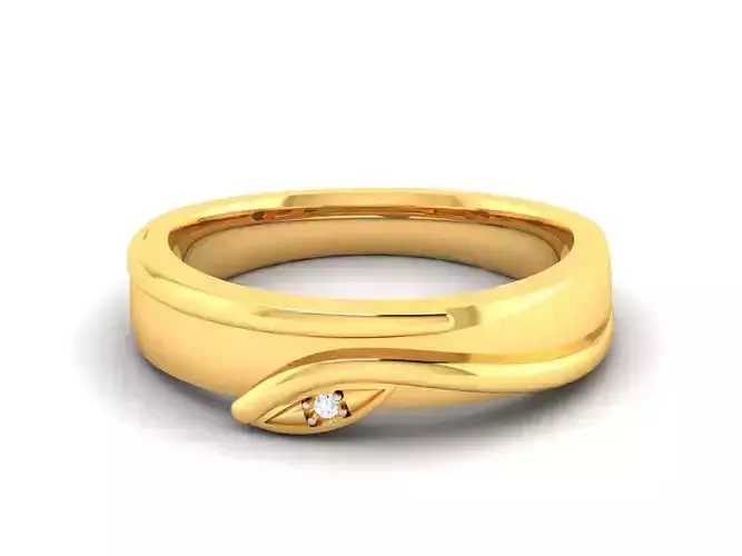 Women band ring 3dm stl render