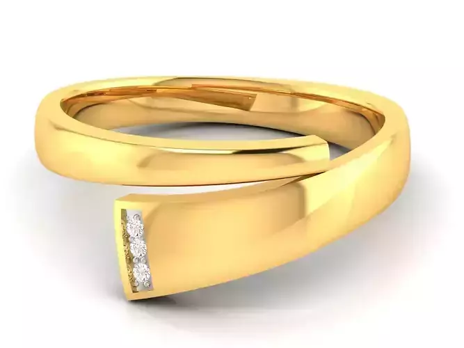 Women ring 3dm render detail