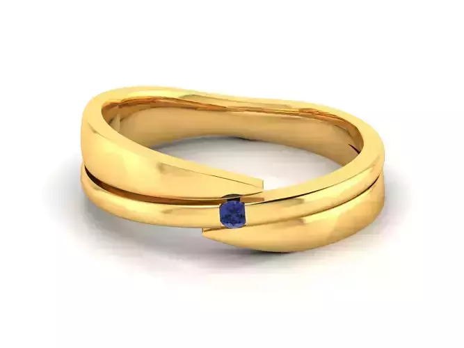 Women band ring 3dm stl render