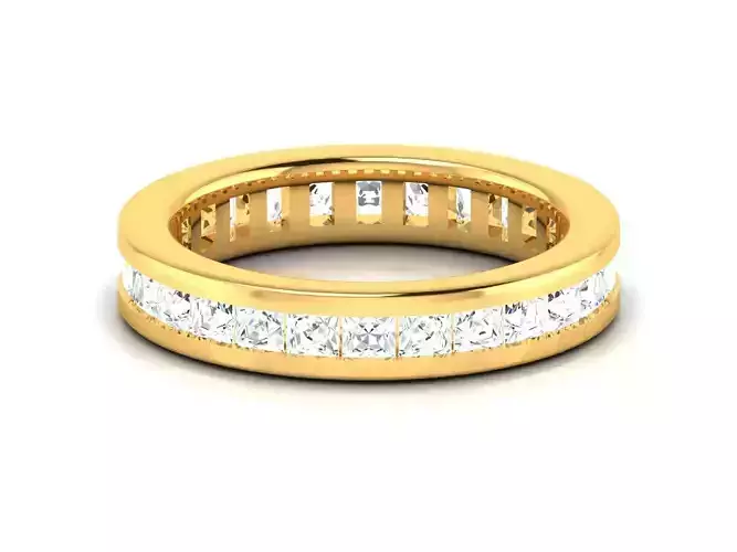 Women band ring 3dm stl render