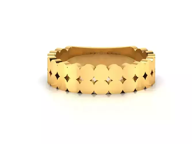 Women band ring 3dm stl render