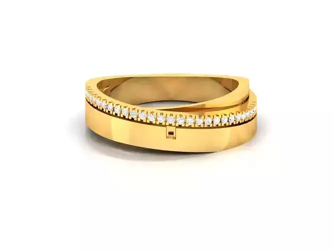 Women band ring 3dm stl render