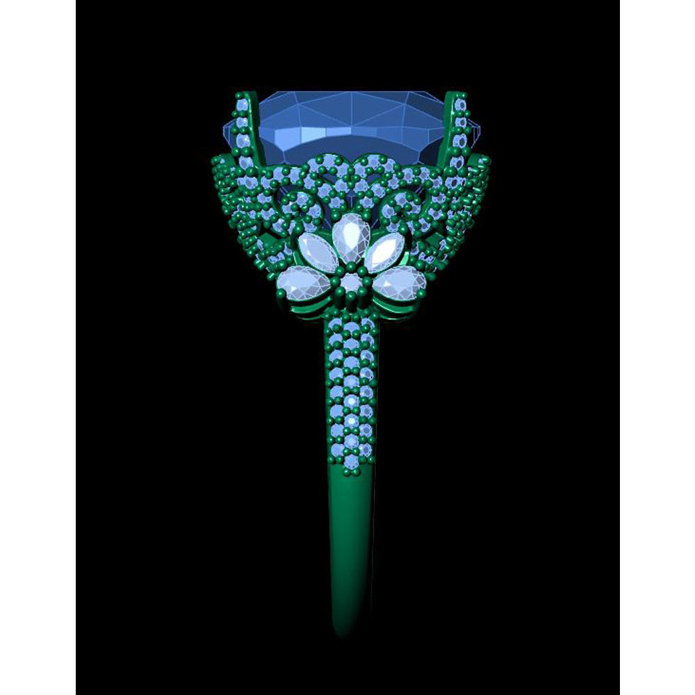 Shining ring Free 3D print model_11