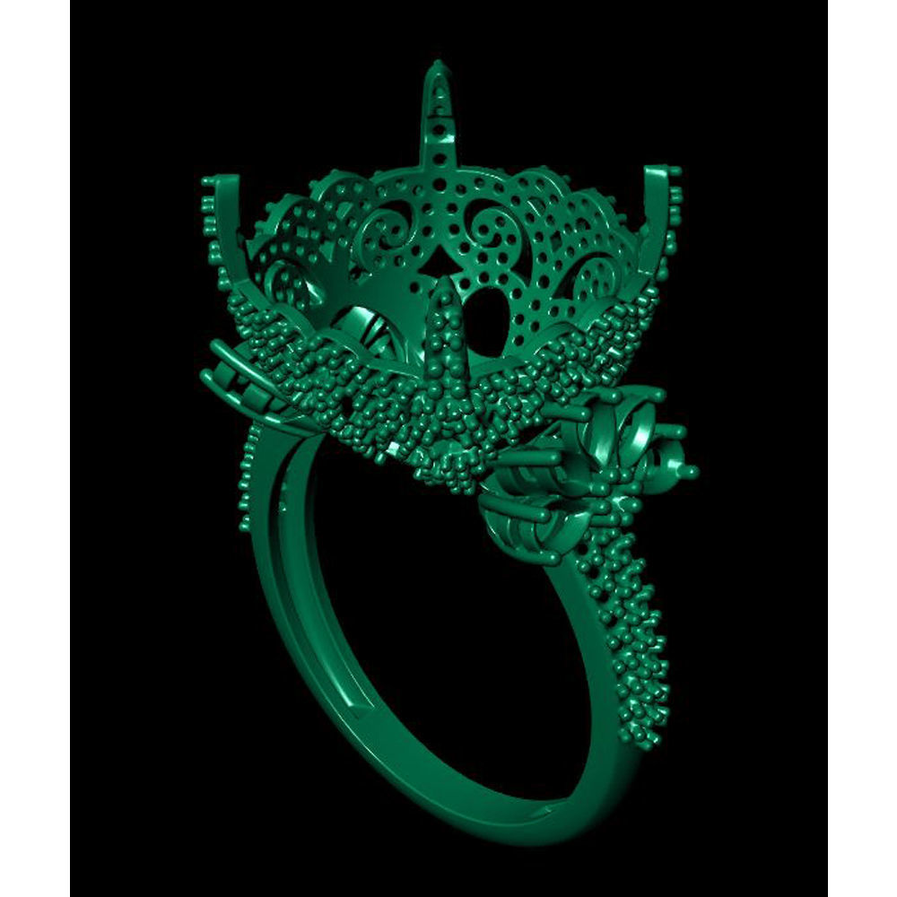 Shining ring Free 3D print model_8