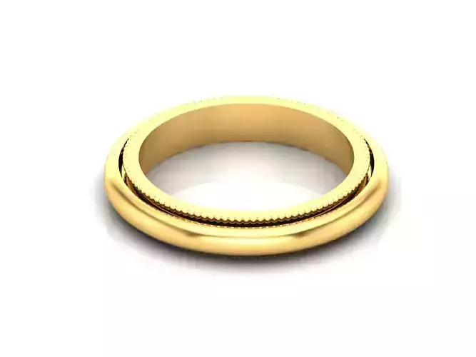 Women band ring 3dm stl render