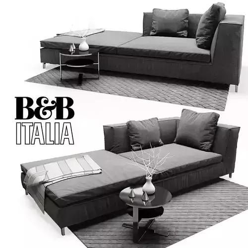 Sofa B and B ITALIA 3D model
