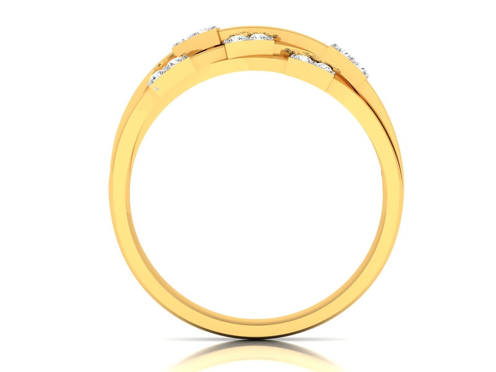 Women ring 3dm stl render detail 3D print model_4