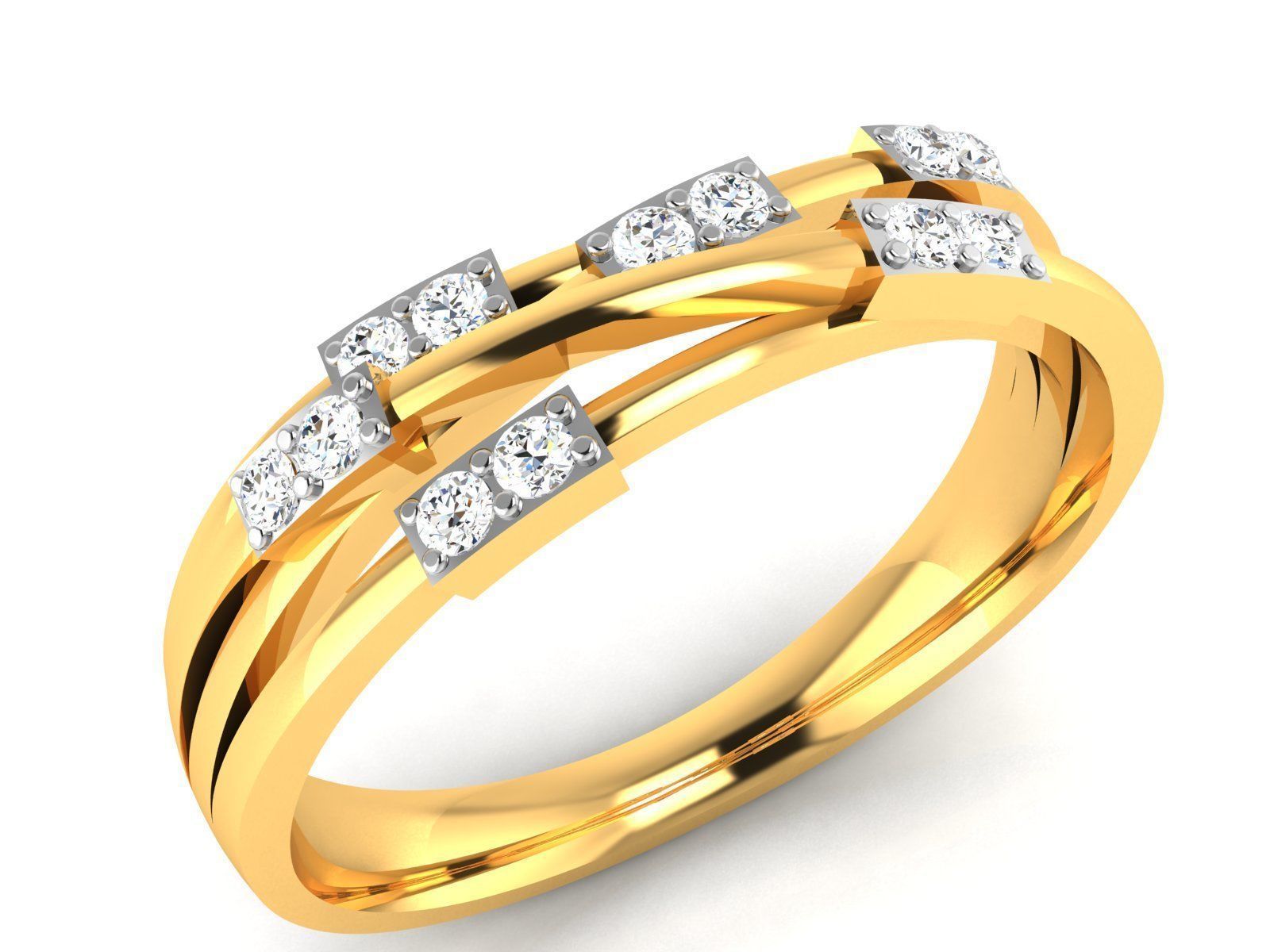 Women ring 3dm stl render detail 3D print model_1