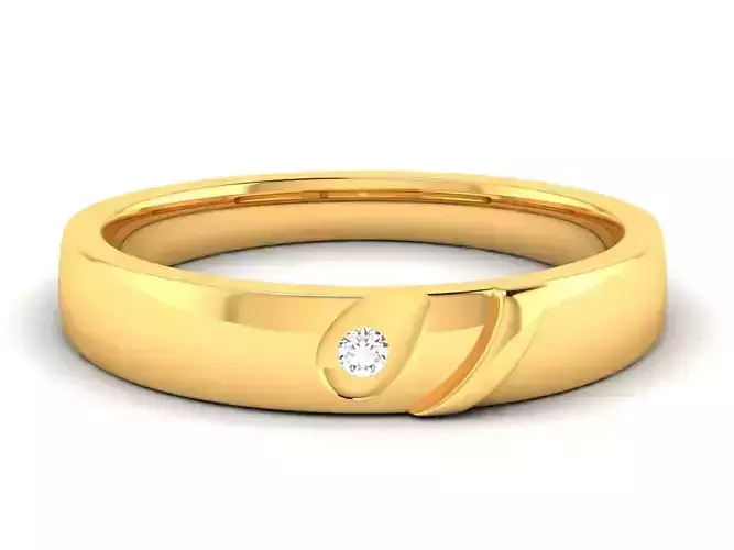 Women band ring 3dm stl render
