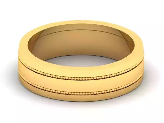 Women band ring 3dm stl render