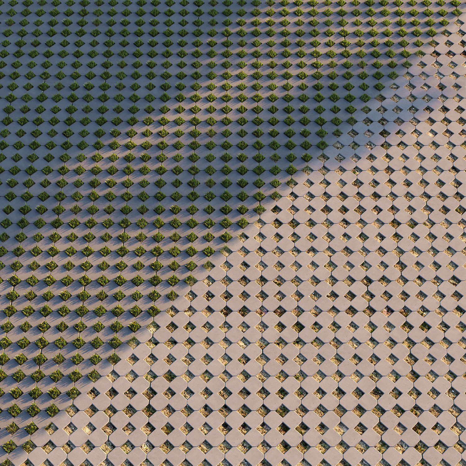 Eco paving stone 01 3D model_1