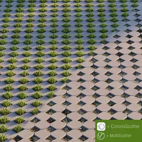 Eco paving stone 01 3D model Eco paving stone 01 3D model