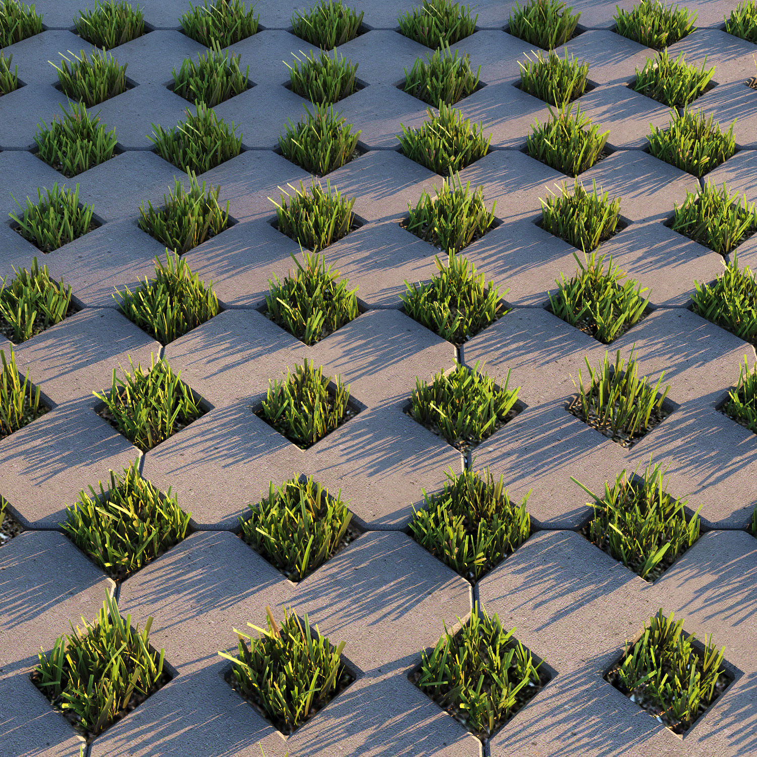 Eco paving stone 01 3D model_6