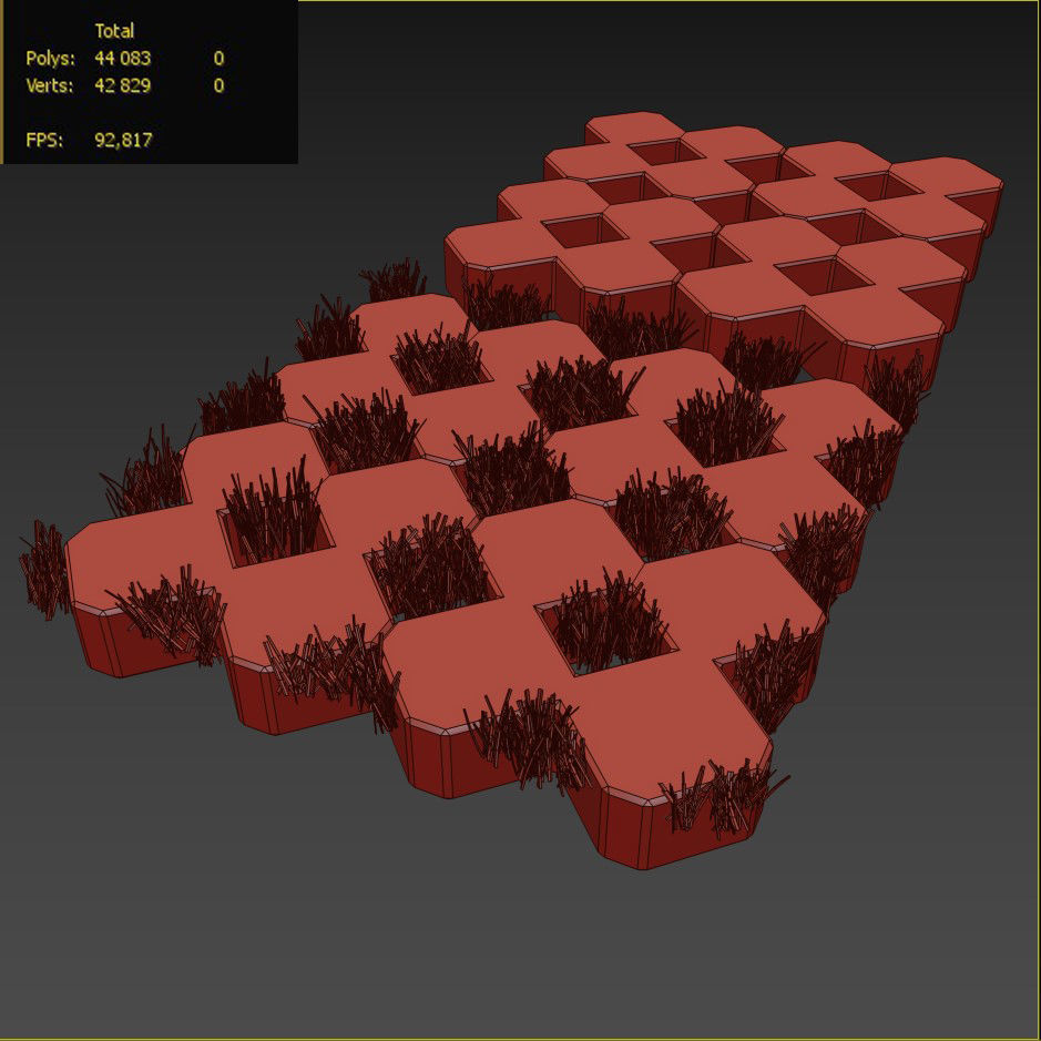 Eco paving stone 01 3D model_12