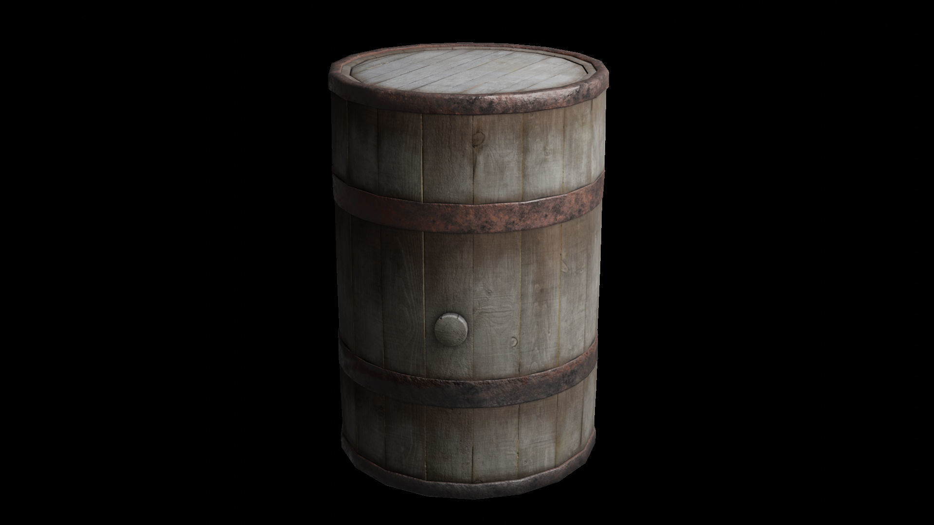 Extensive Barrel Collection Low-poly 3D model_8