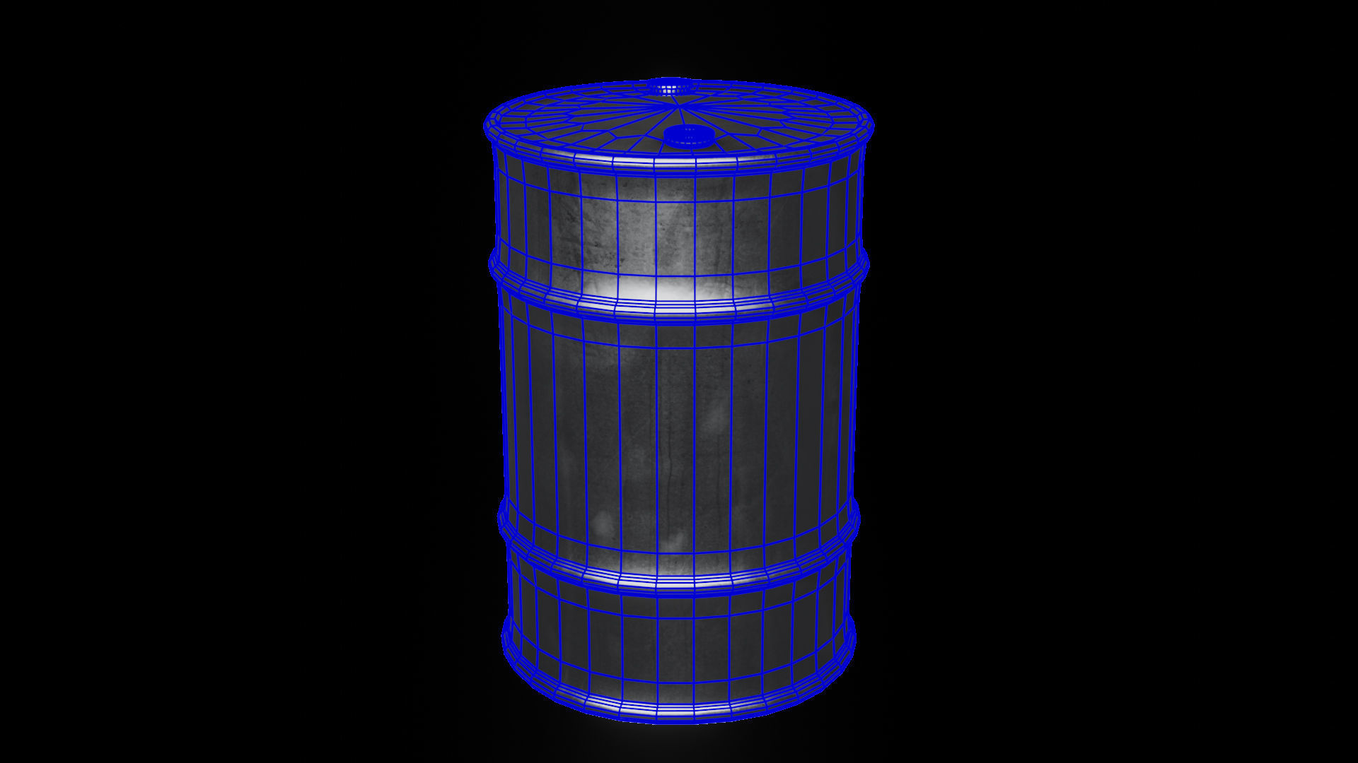 Extensive Barrel Collection Low-poly 3D model_65