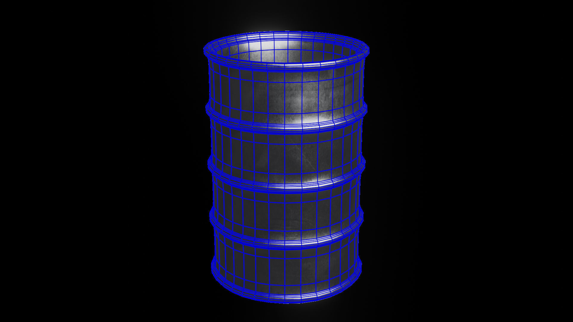 Extensive Barrel Collection Low-poly 3D model_43