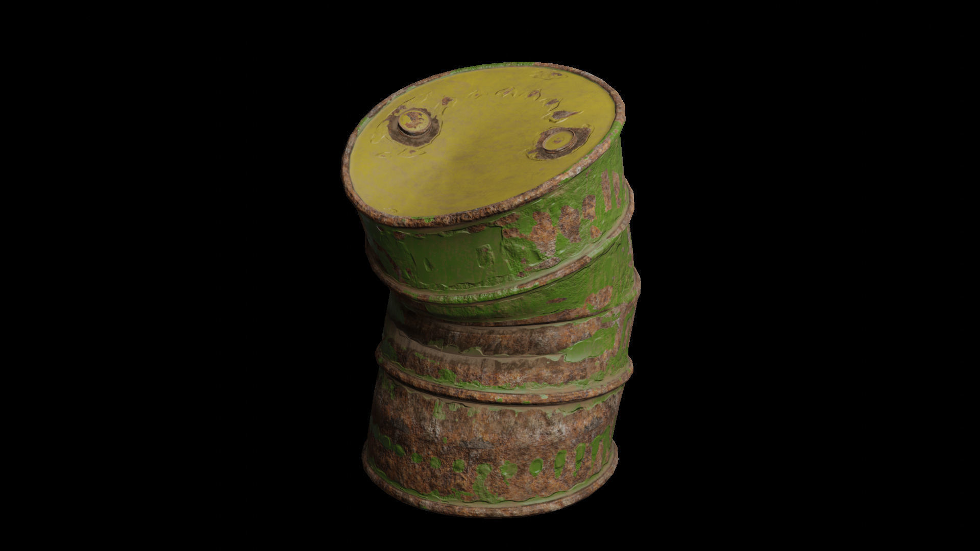 Extensive Barrel Collection Low-poly 3D model_20