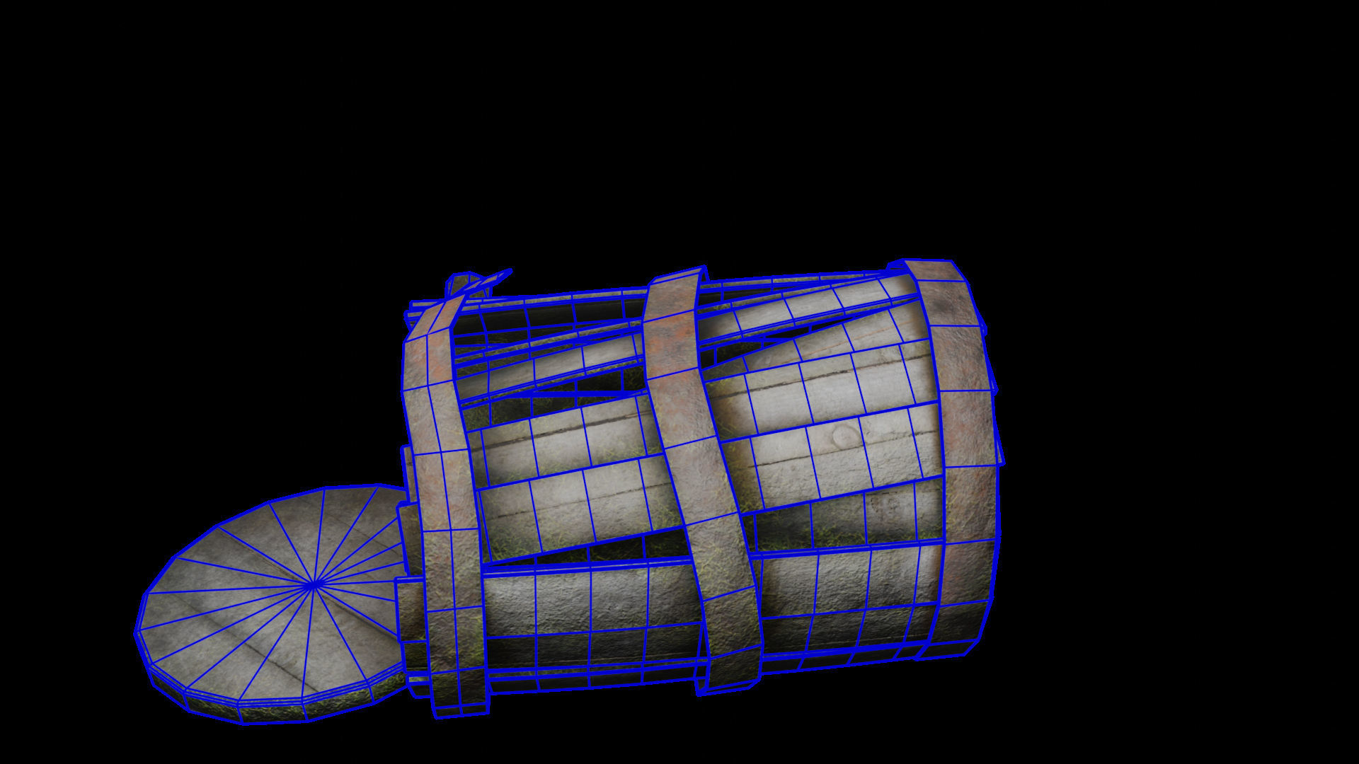 Extensive Barrel Collection Low-poly 3D model_17