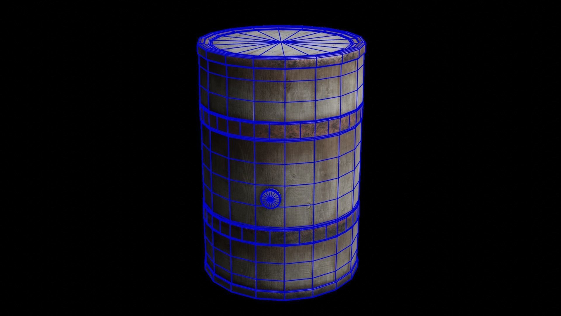 Extensive Barrel Collection Low-poly 3D model_9