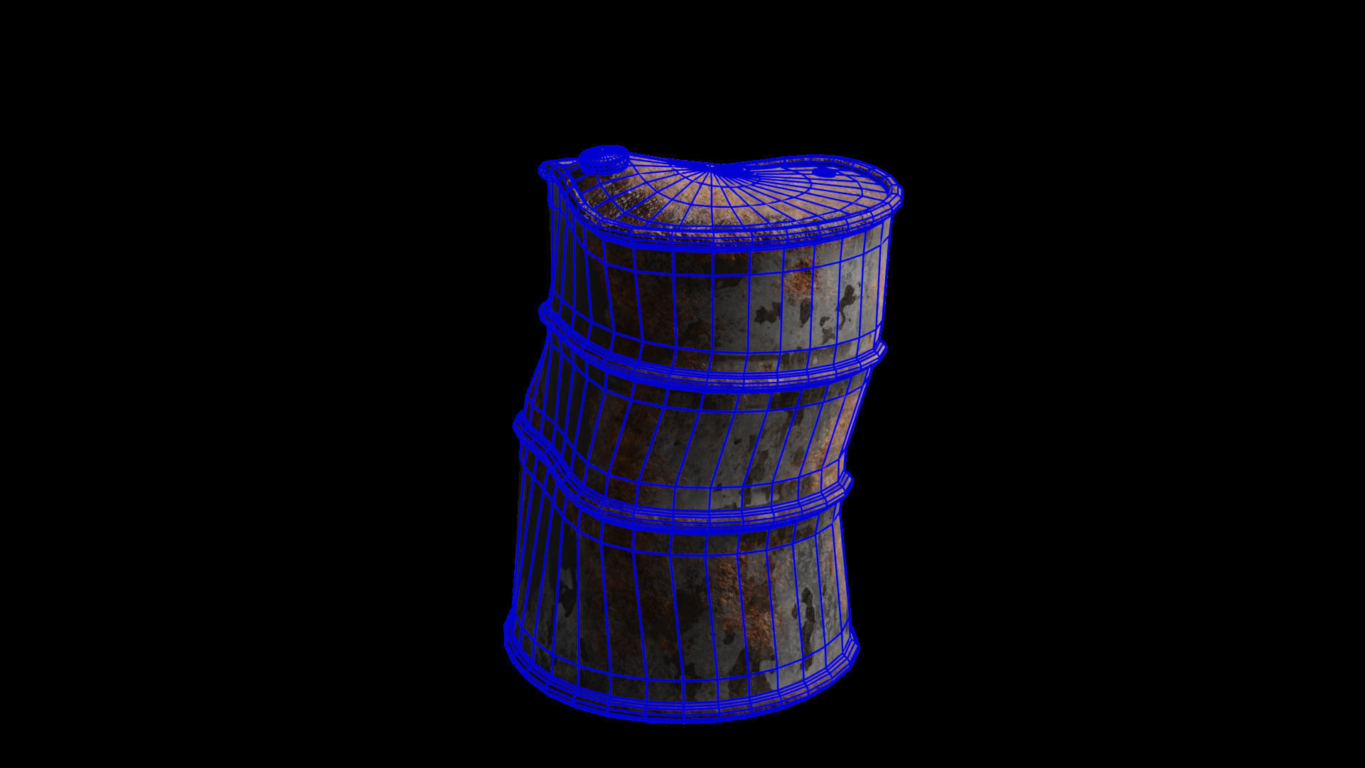 Extensive Barrel Collection Low-poly 3D model_25