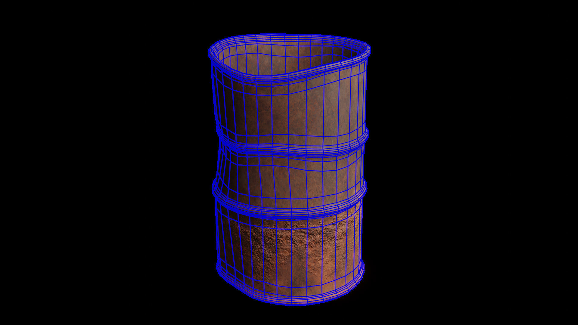 Extensive Barrel Collection Low-poly 3D model_57