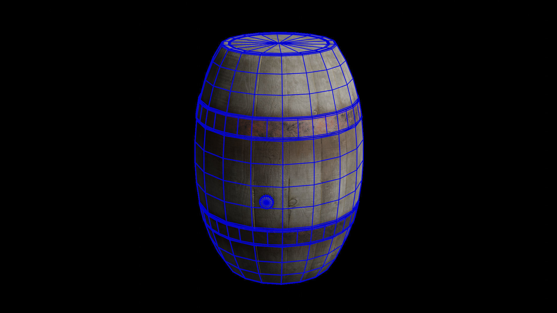 Extensive Barrel Collection Low-poly 3D model_5