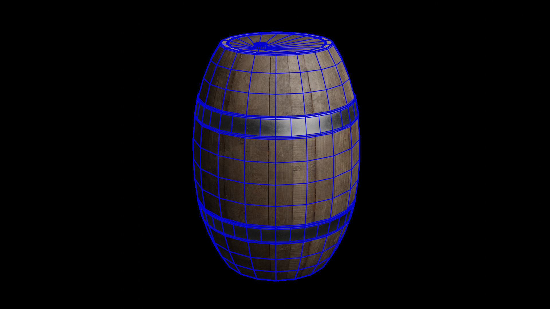 Extensive Barrel Collection Low-poly 3D model_3