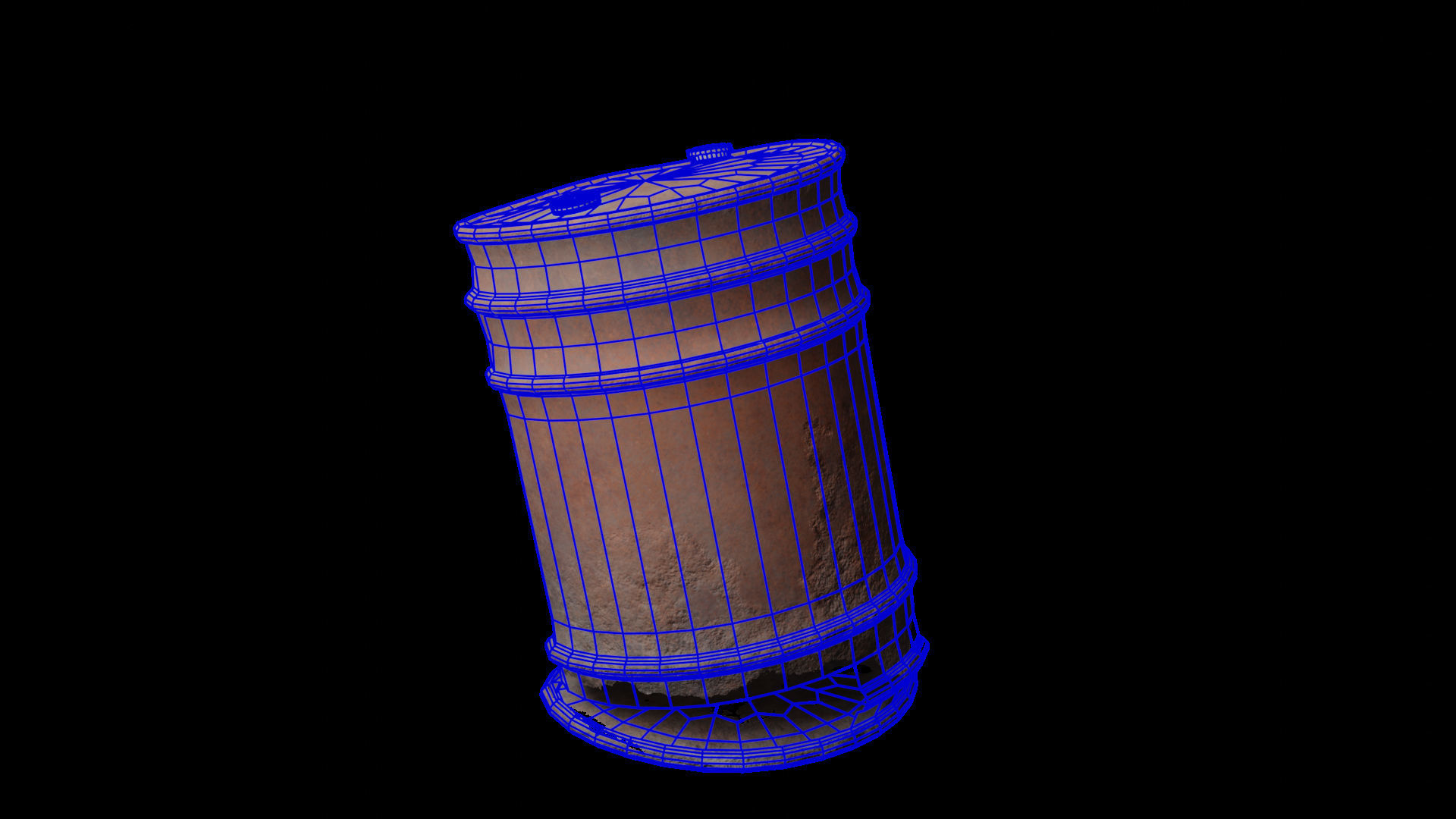 Extensive Barrel Collection Low-poly 3D model_37