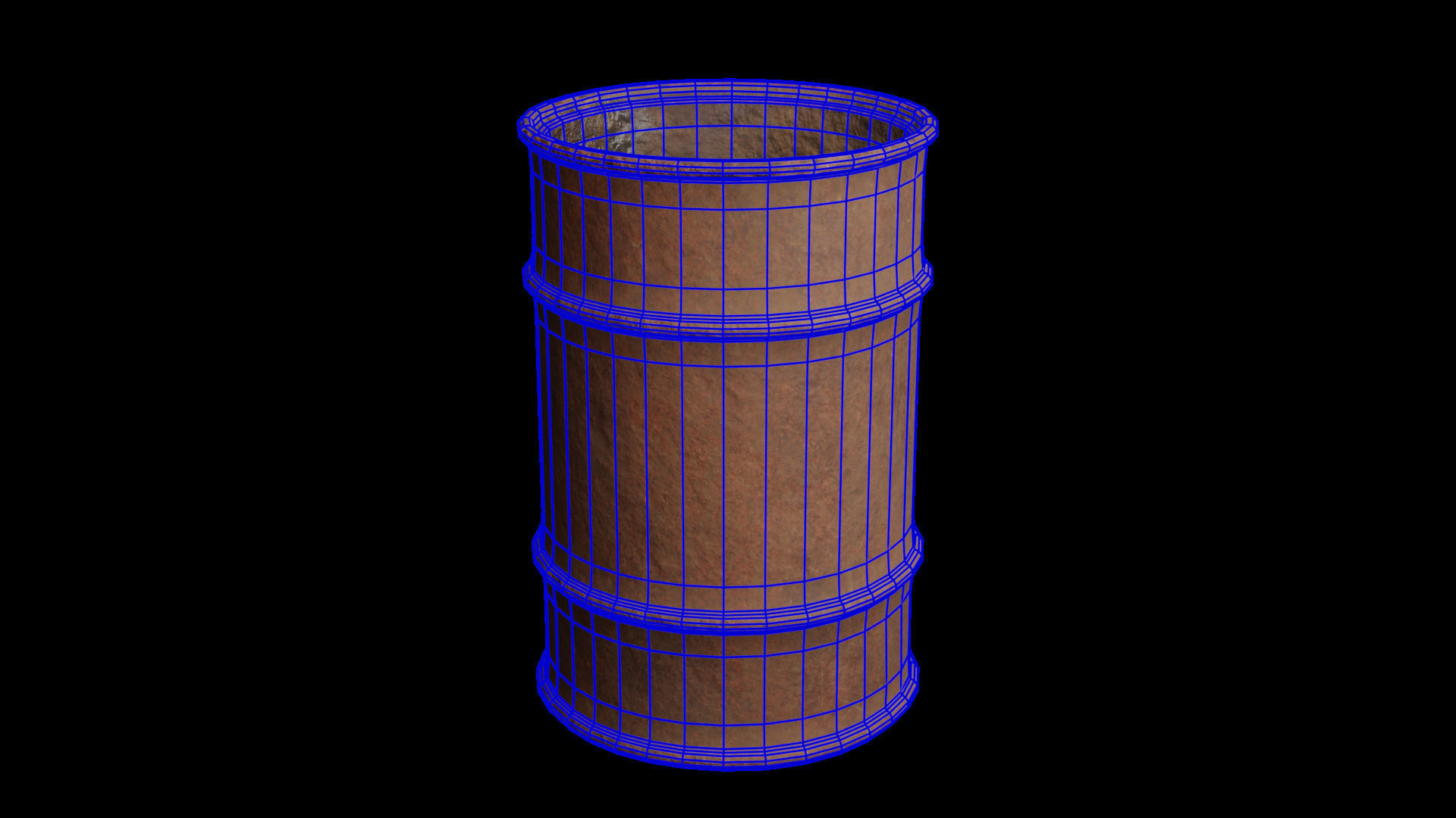 Extensive Barrel Collection Low-poly 3D model_55