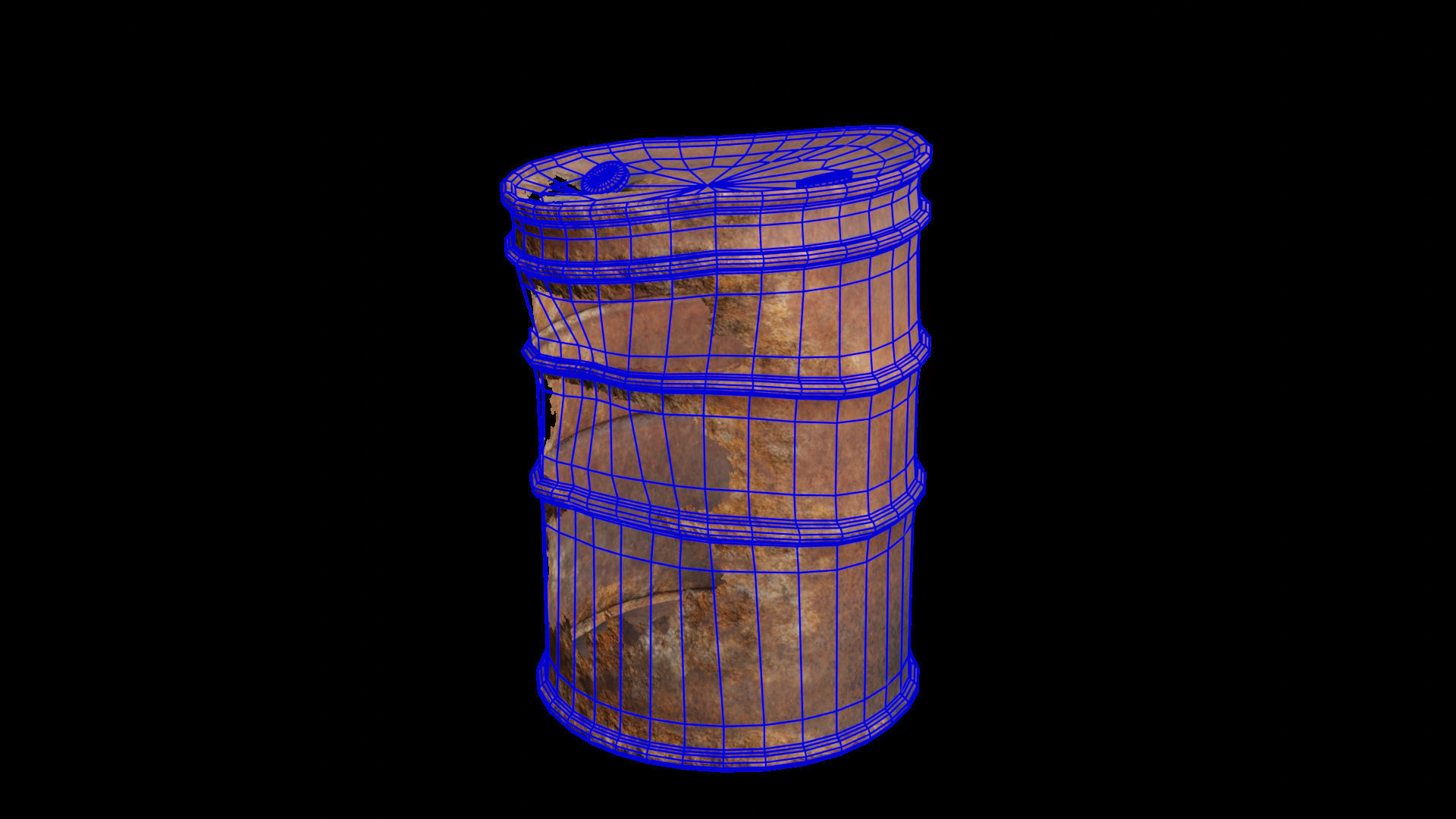 Extensive Barrel Collection Low-poly 3D model_35