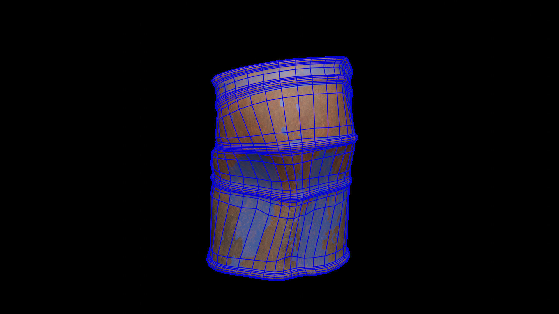 Extensive Barrel Collection Low-poly 3D model_59