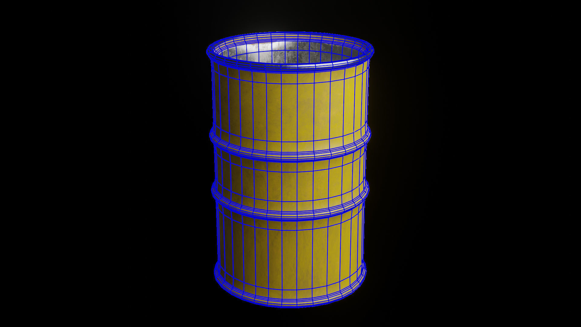 Extensive Barrel Collection Low-poly 3D model_47