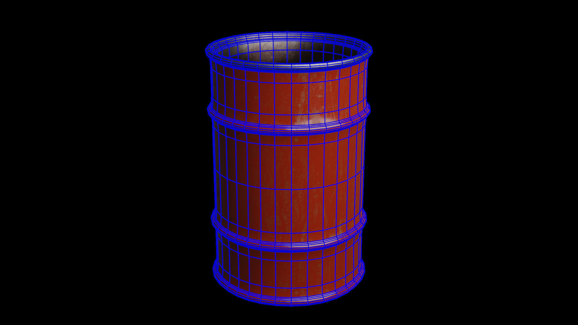 Extensive Barrel Collection Low-poly 3D model_45