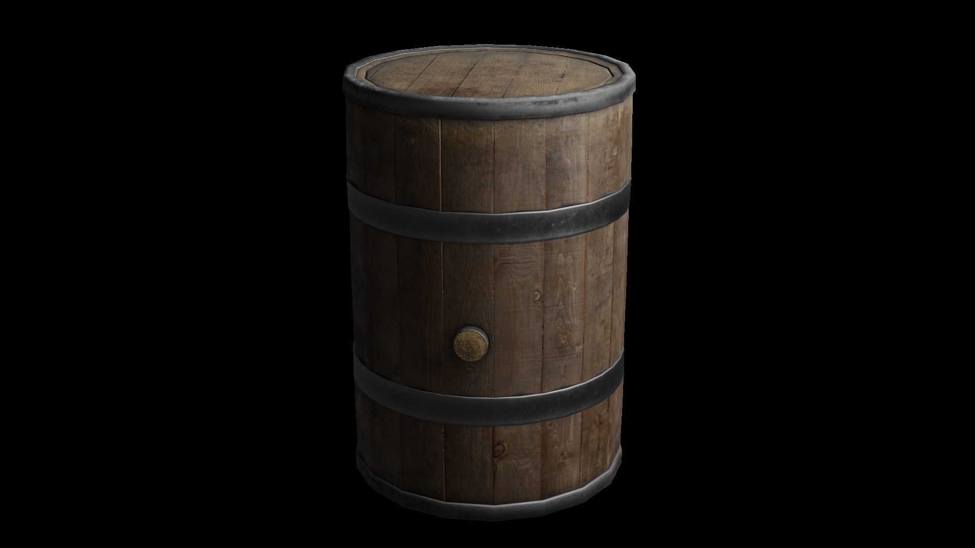 Extensive Barrel Collection Low-poly 3D model_6