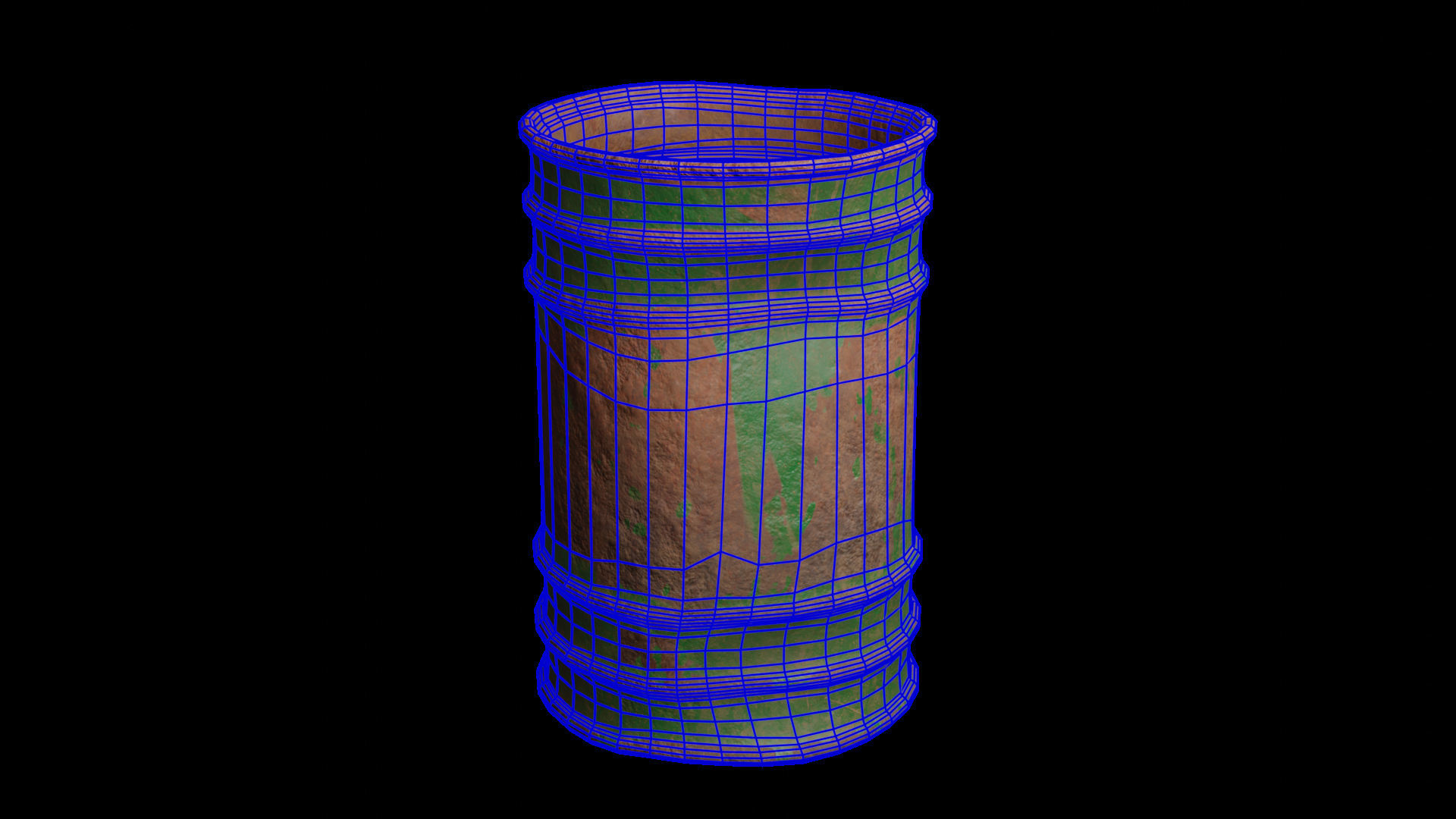 Extensive Barrel Collection Low-poly 3D model_61
