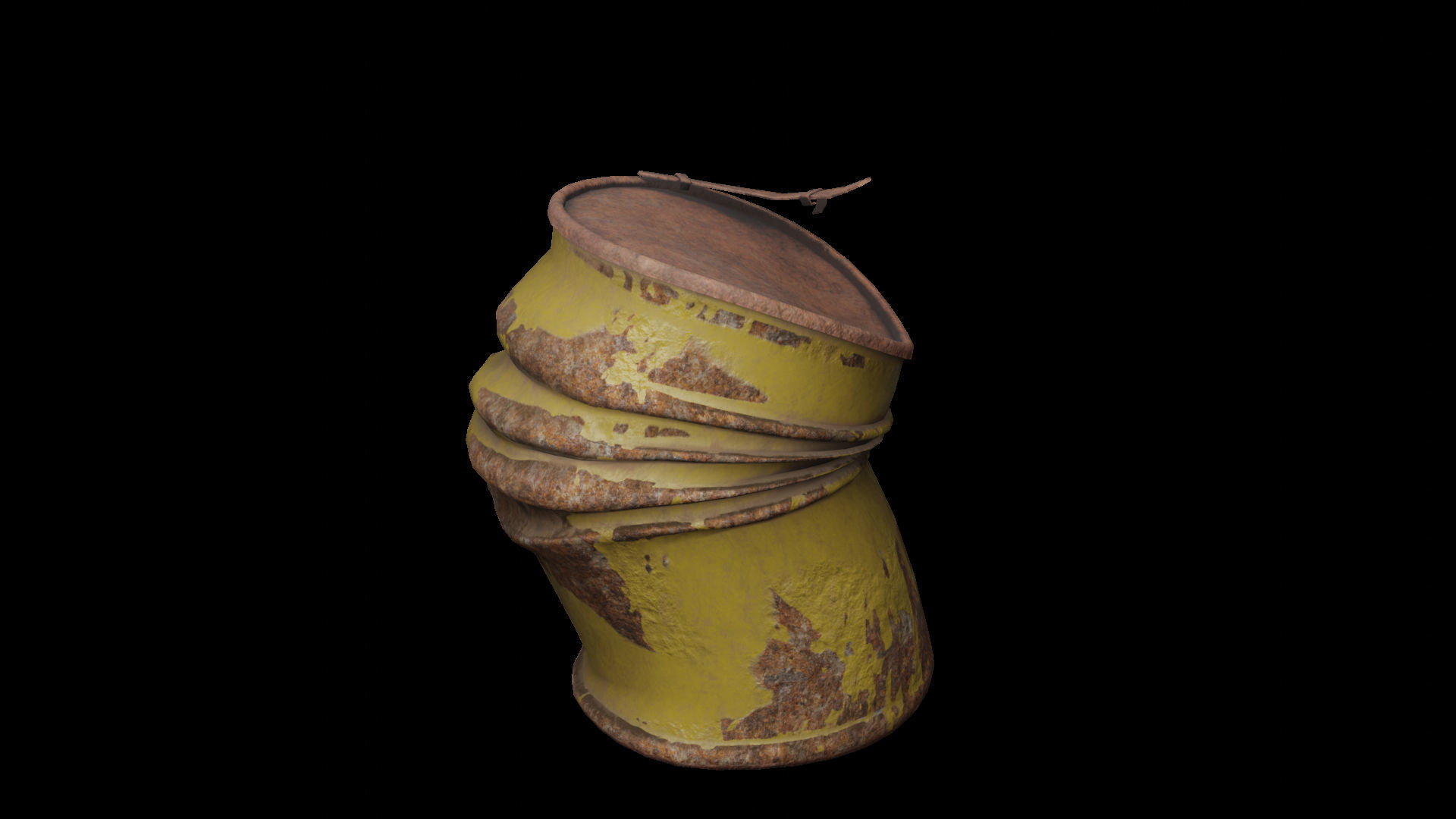 Extensive Barrel Collection Low-poly 3D model_26