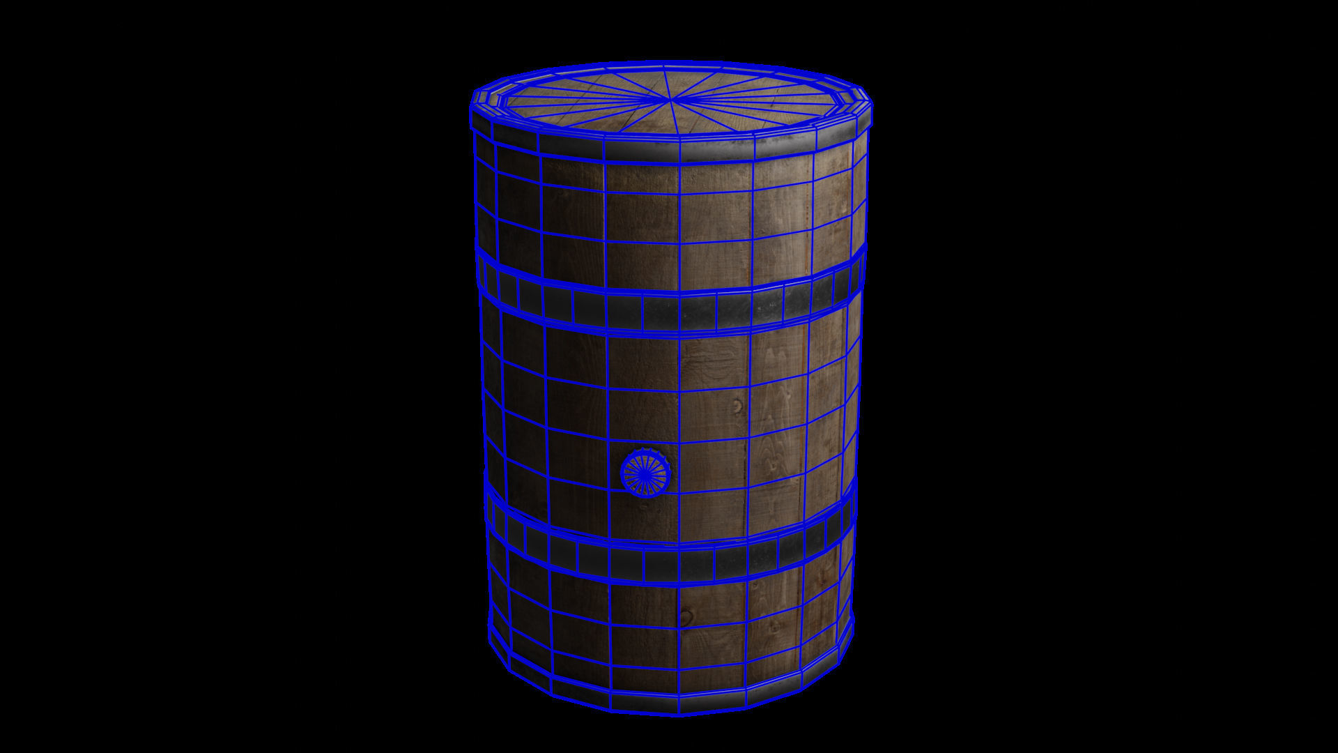 Extensive Barrel Collection Low-poly 3D model_7