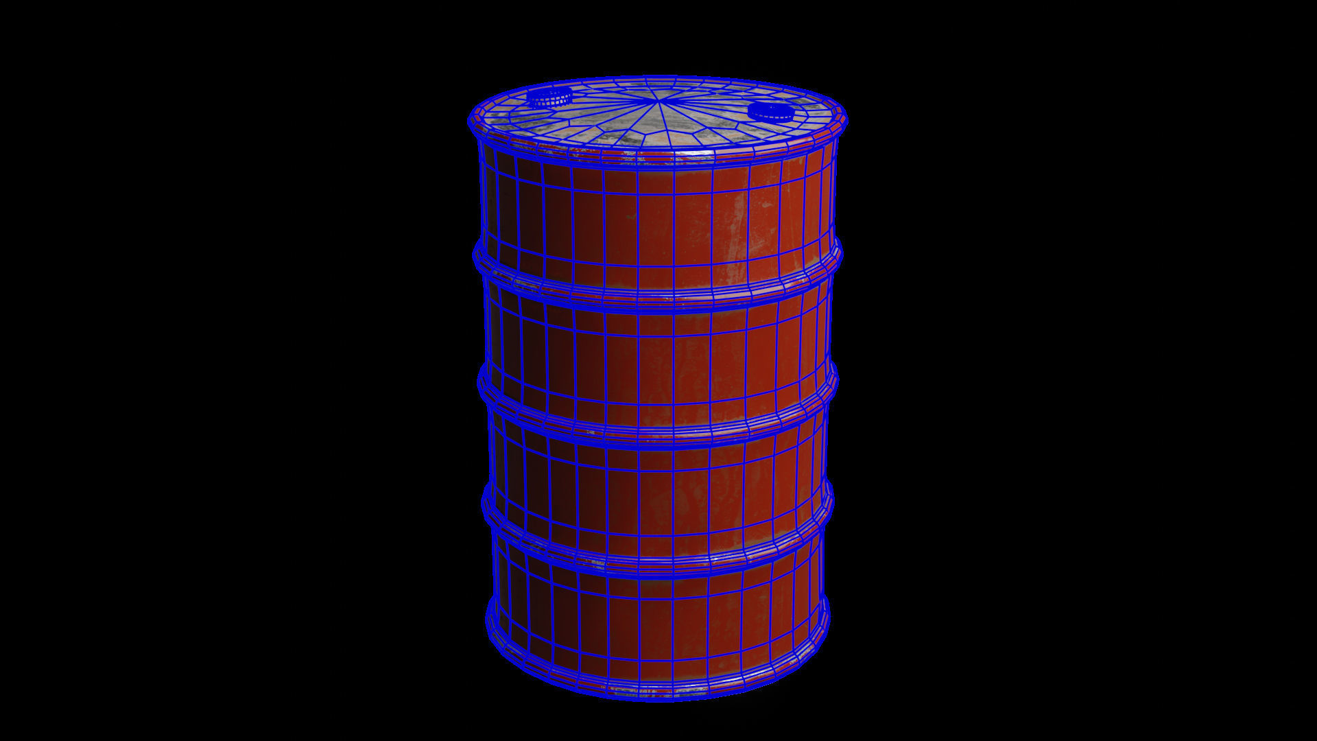 Extensive Barrel Collection Low-poly 3D model_63