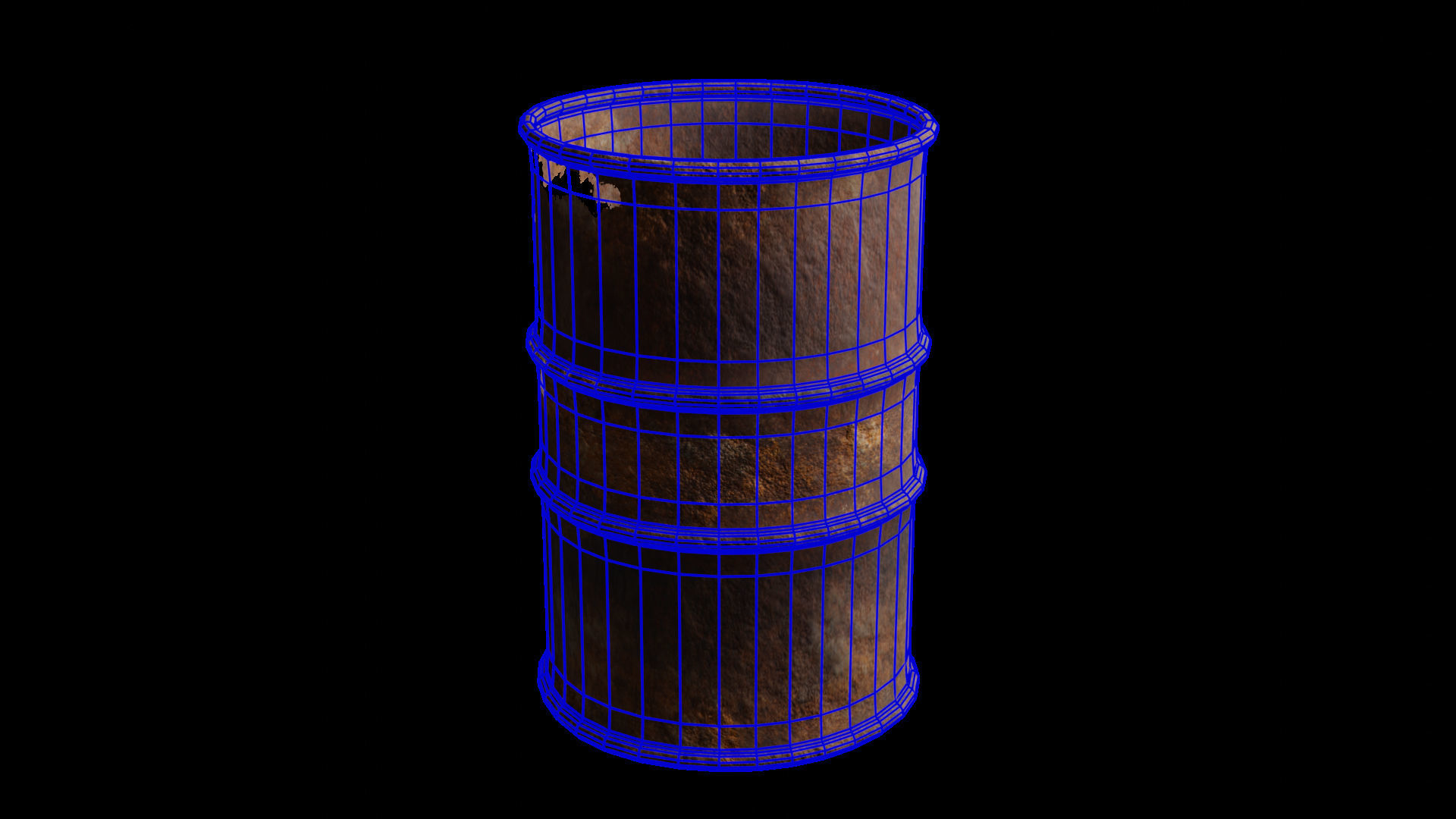 Extensive Barrel Collection Low-poly 3D model_33