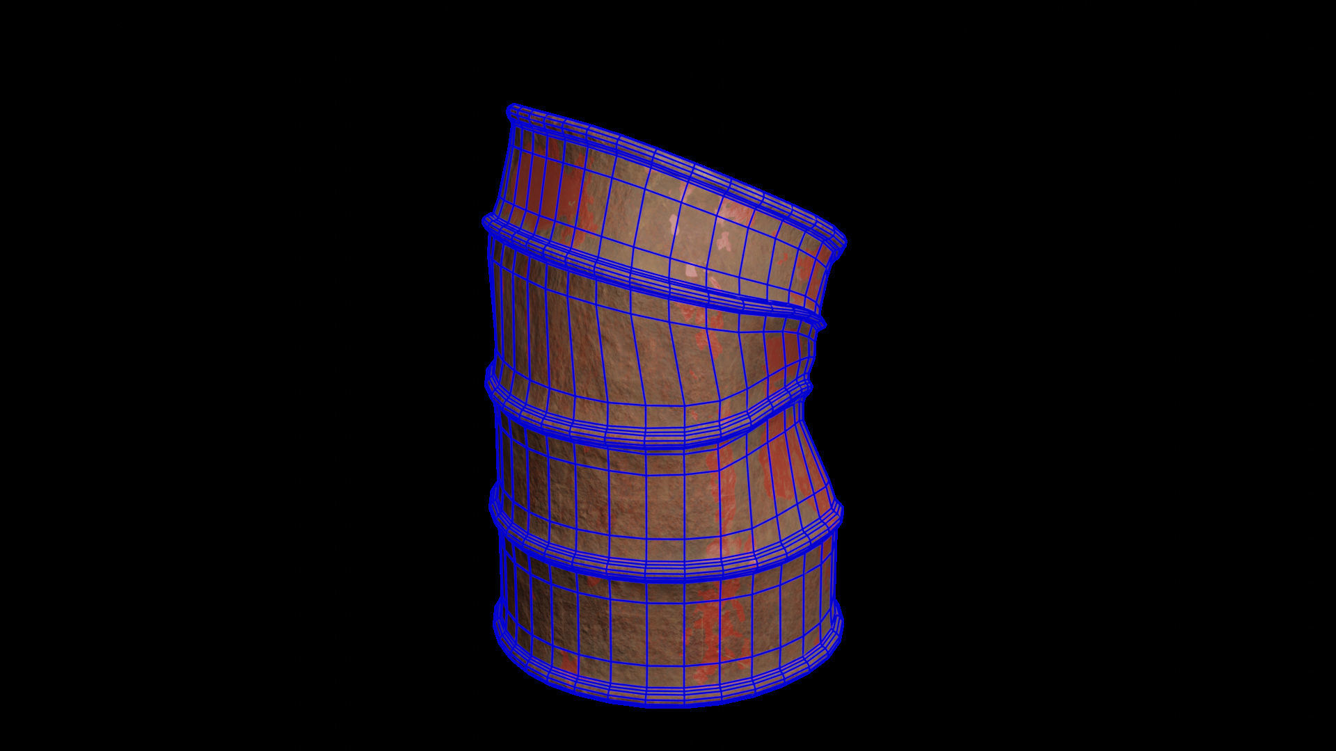 Extensive Barrel Collection Low-poly 3D model_53