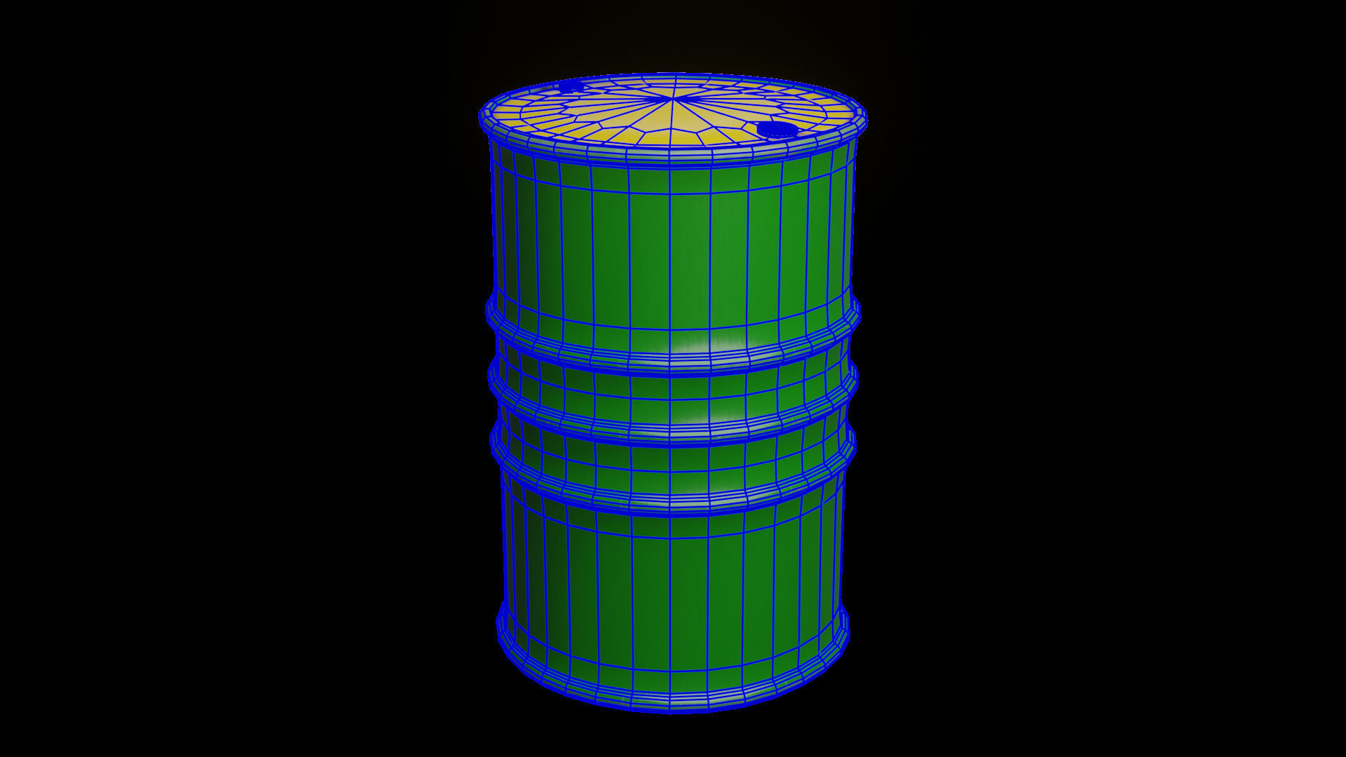 Extensive Barrel Collection Low-poly 3D model_69