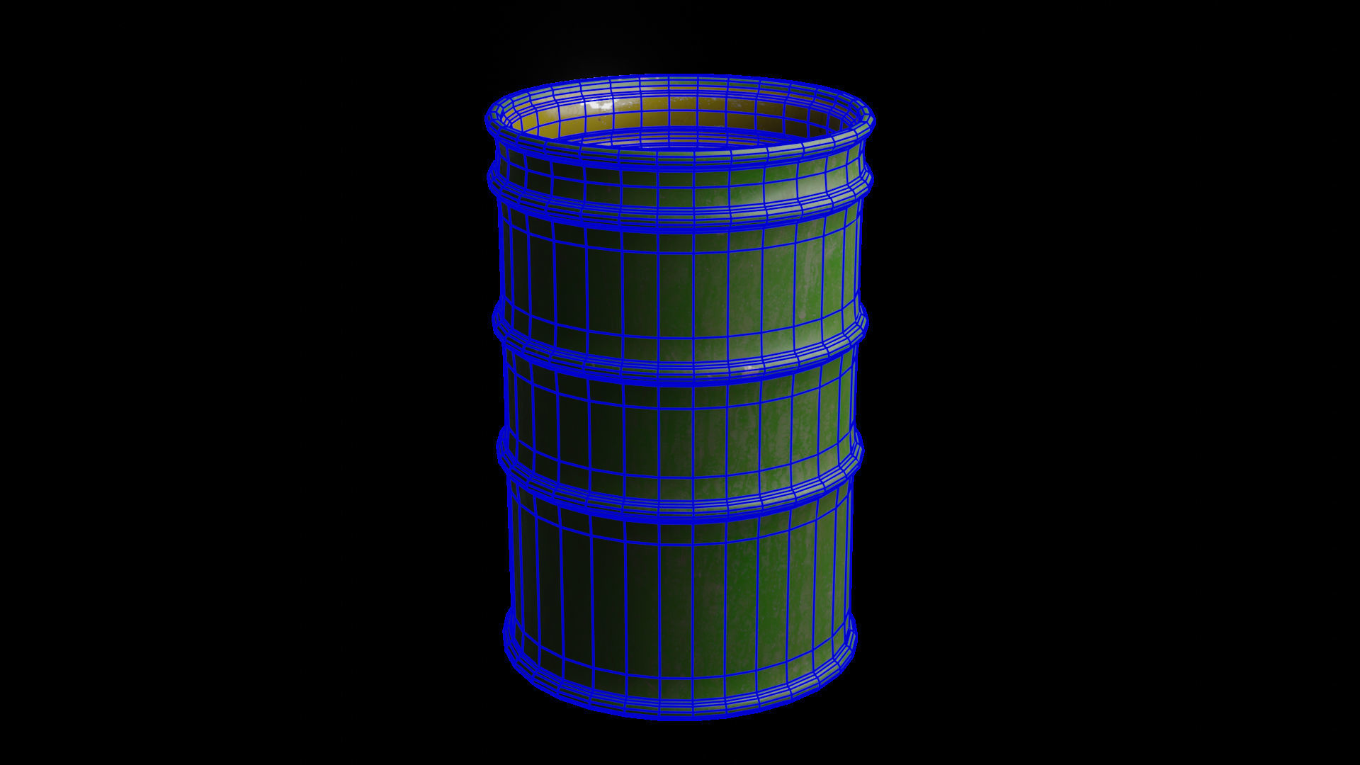 Extensive Barrel Collection Low-poly 3D model_49
