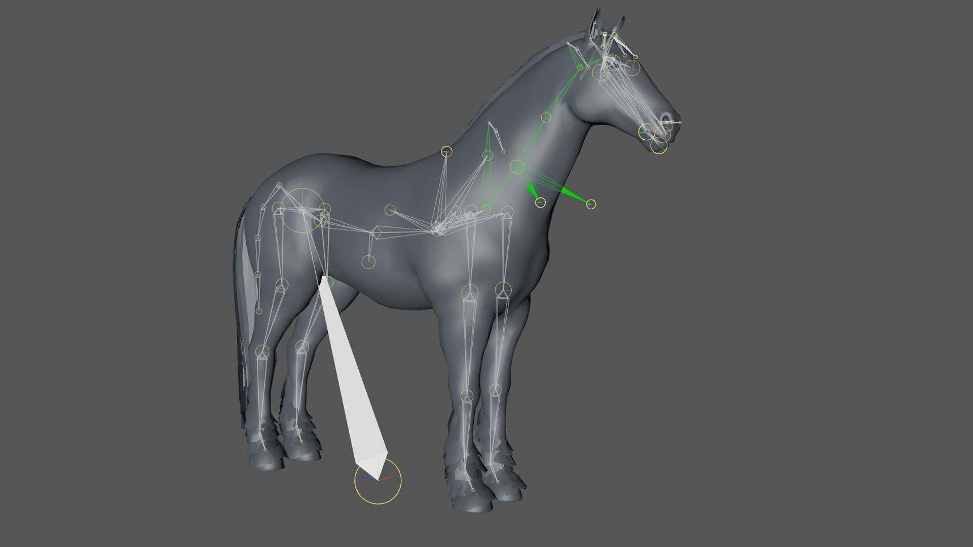 Stallions - Game Ready horse Low-poly 3D model_19